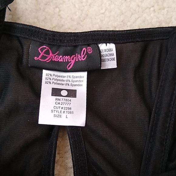 DREAMGIRL Plaid Teddy - Picture 4 of 6